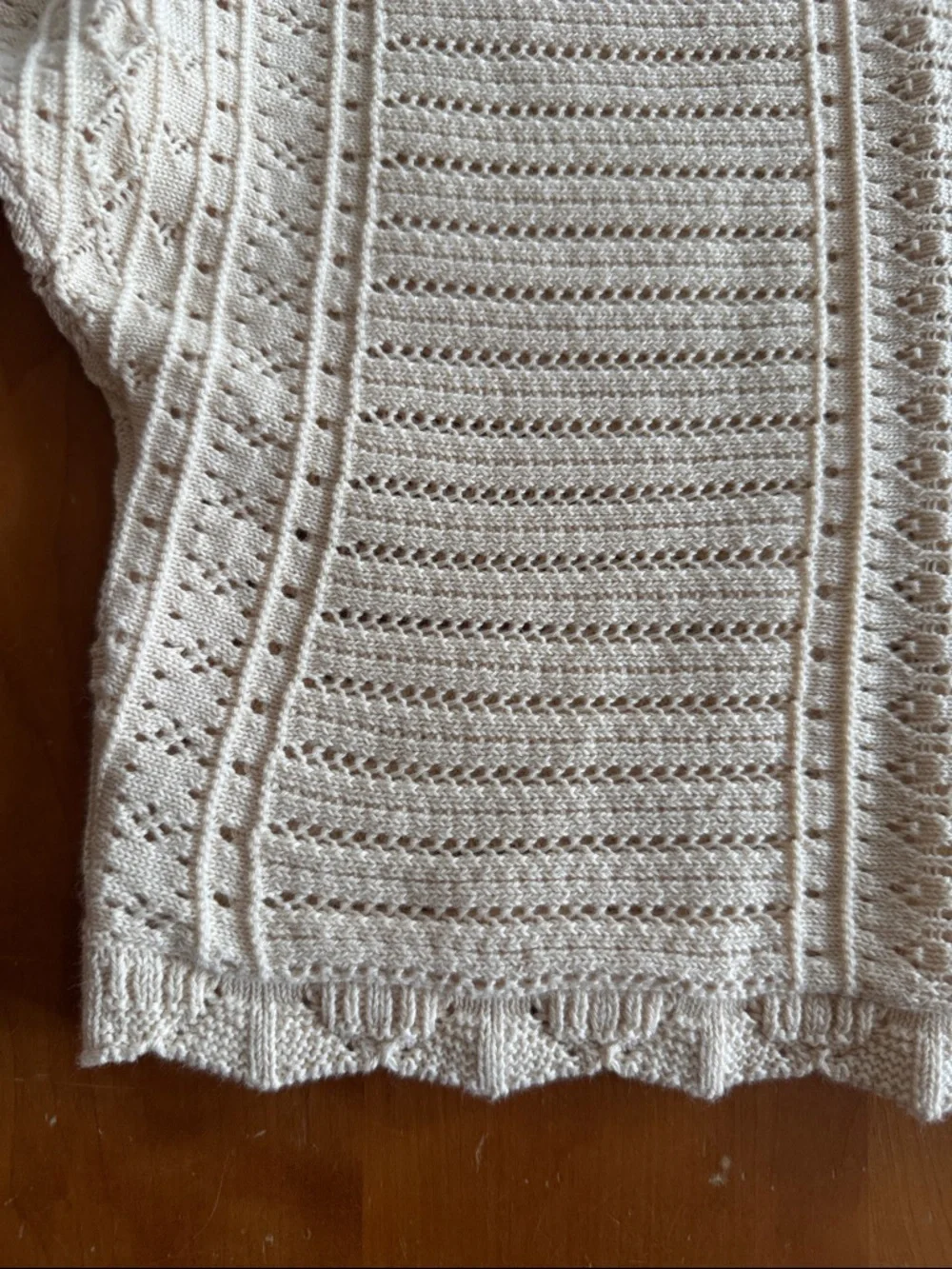Sézane Pointelle Cotton Sweater - Picture 5 of 11